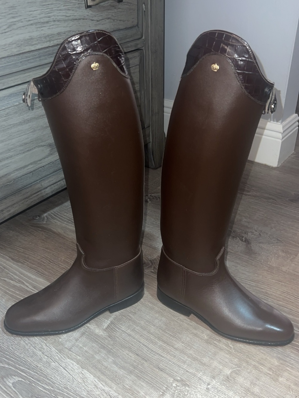 Women's Tall Riding Boots - Brown